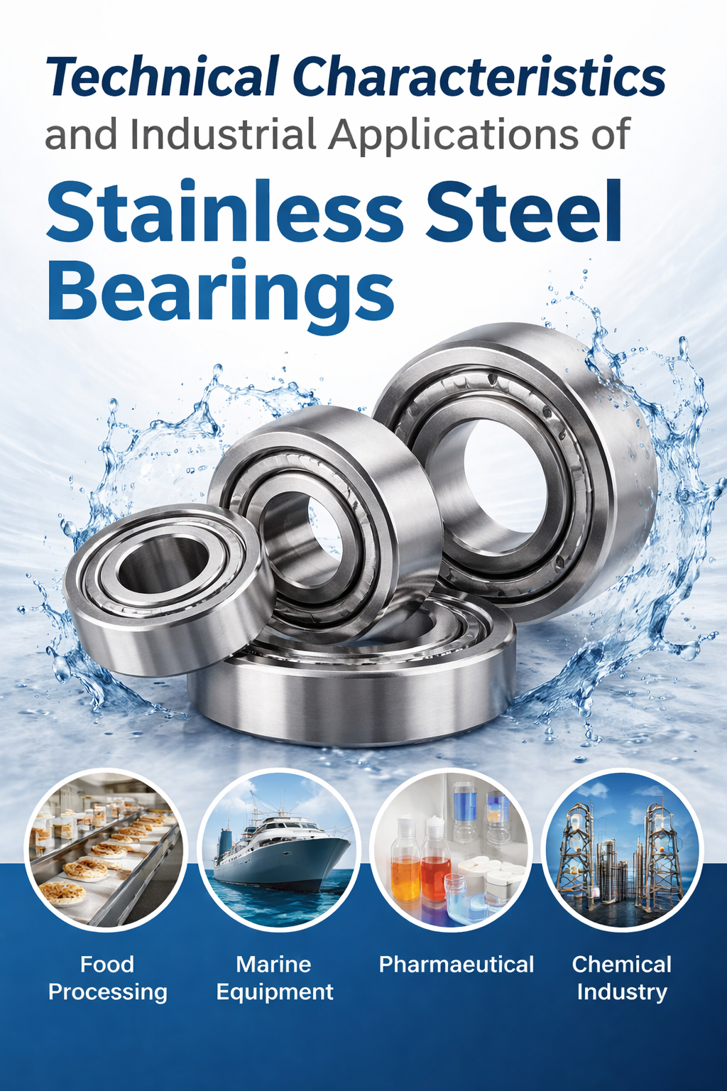 Technical Characteristics and Industrial Applications of Stainless Steel Bearings